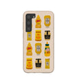 Coque pour Samsung Galaxy S23+(Plus) motif coquillage moutarde