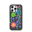 Black Neon Garden iPhone 16 Pro Case