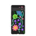 Coque Google Pixel 6 Black Neon Garden