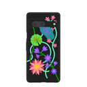 Coque Google Pixel 7 Black Neon Garden