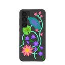 Coque Samsung Galaxy S25+(Plus) Jardin Néon Noir
