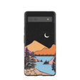 Coque Google Pixel 6a à motif de sentiers nocturnes noirs