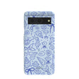 Coque Google Pixel 8 à breloques bleu poudre et océan