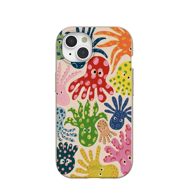 Seashell Octopi iPhone 15 Case – Pela Case