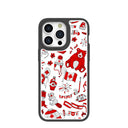 Coque transparente Oh Canada pour iPhone 15 Pro Max avec crête noire