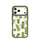 Coque transparente Olive Hour pour iPhone 17 Pro Max avec motif Forest Floor Ridge (MagSafe inclus)