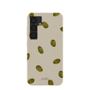 Coque pour Samsung Galaxy S25 Motif London Fog Olive Party