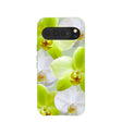 Coque Google Pixel 10 Pro XL à motif orchidées vert sauge