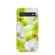 Sage Green Orchid Blooms Google Pixel 8a Case
