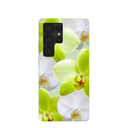 Coque Samsung Galaxy S25 Ultra à motif orchidées vert sauge