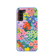 Electric Blue Painted Garden Samsung Galaxy S21 Case