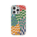 Coque patchwork coquillages pour iPhone 16 Pro