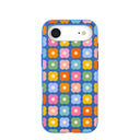 Coque iPhone Air à motif pétales bleu électrique