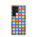 Coque Pétale Bleu Électrique pour Samsung Galaxy S25 Ultra