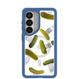 Coque transparente à motif cornichons pour Samsung Galaxy S26 avec True Blue Ridge (chargement magnétique inclus)