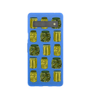 Coque Google Pixel 7a Pickling Pickles bleu électrique