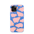 Electric Blue Piggies iPhone 12 Pro Max Case