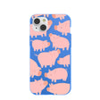 Electric Blue Piggies iPhone 14 Plus Case