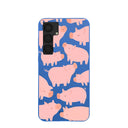 Electric Blue Piggies Samsung Galaxy S25+(Plus) Case