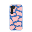 Electric Blue Piggies Samsung Galaxy S25 Case
