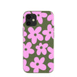 Coque pour iPhone 12 Mini Motif Fleurs Roses Forest Floor