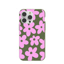 Forest Floor Pink Blooms iPhone 14 Pro Max Case