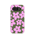 Coque Google Pixel 10a motif fleurs roses sous la forêt