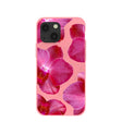 Bubblegum Pink Pink Orchids iPhone 13 Mini Case