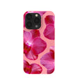 Coque pour iPhone 13 Pro Motif Orchidées Rose Bubblegum