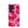 Coque Samsung Galaxy S25 Ultra rose bonbon et orchidées roses