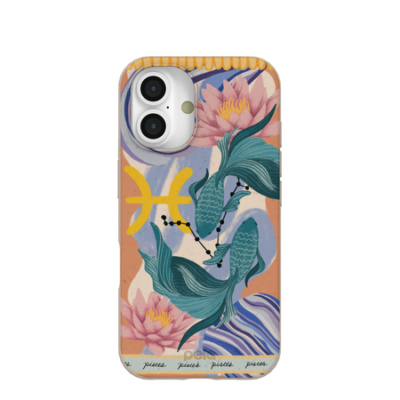 Seashell Pisces Fish iPhone 16 Case – Pela Case