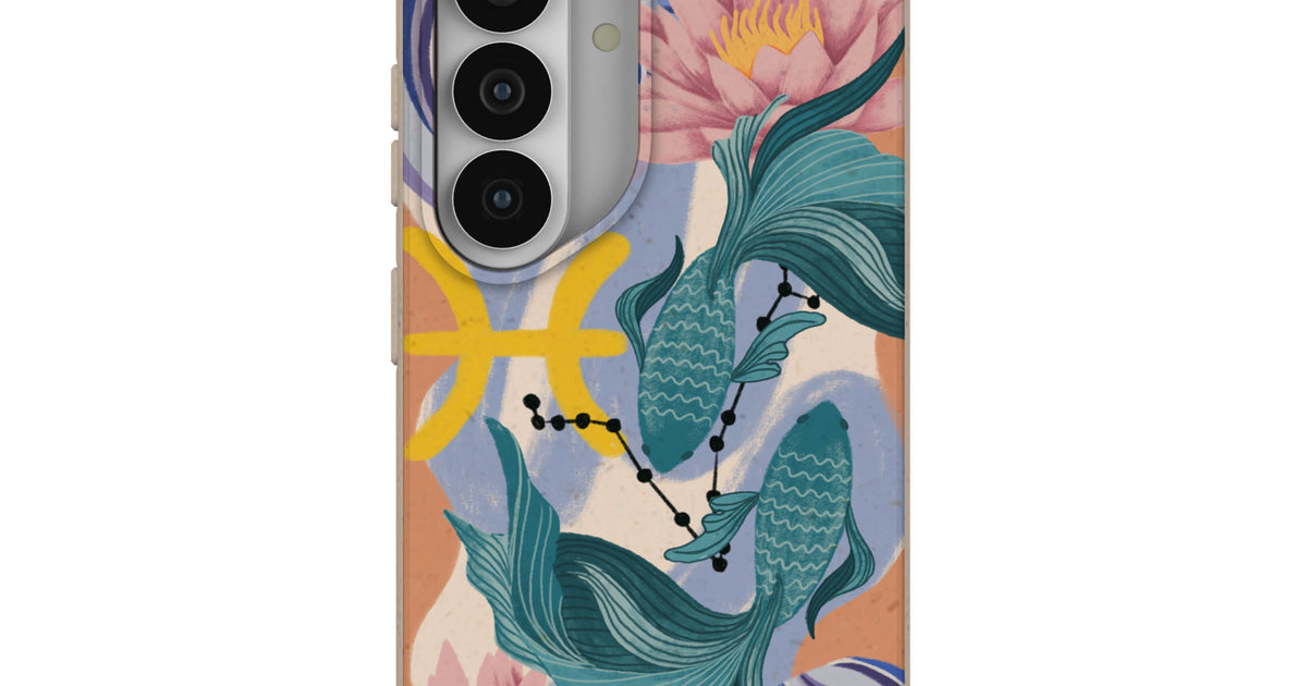 Seashell Pisces Fish Samsung Galaxy S26 Case – Pela Case