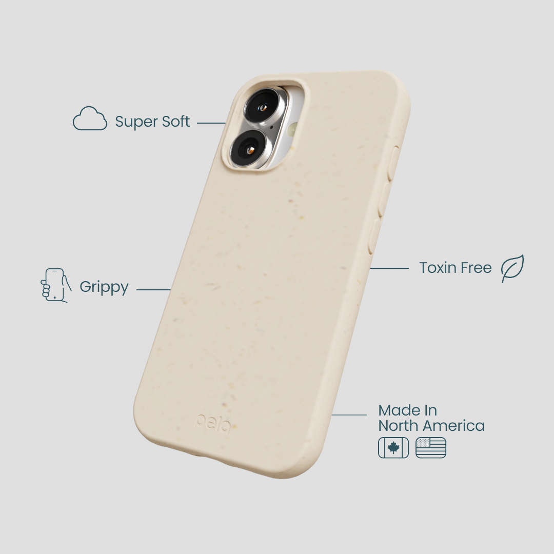 Seashell iPhone 16 Case – Pela Case