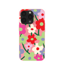 Coque pour iPhone 13 Pro Motif coquelicot rose bubblegum