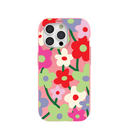 Coque pour iPhone 15 Pro Motif coquelicot rose bubblegum