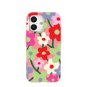 Coque iPhone 17 à motif coquelicot rose bubblegum