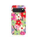 Coque Google Pixel 10/10 Pro à motif coquelicot rose bonbon