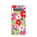 Bubblegum Pink Poppy Flora Google Pixel 7a Case