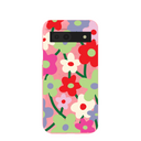 Bubblegum Pink Poppy Flora Google Pixel 8a Case