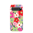 Coque Google Pixel 9/9 Pro à motif coquelicot rose bonbon