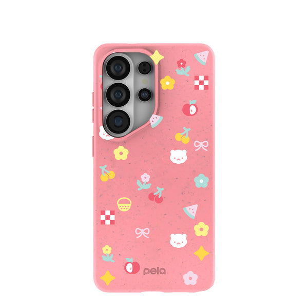 Bubblegum Pink Pretty Picnic Samsung Galaxy S26 Ultra Case – Pela Case