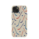 Coque pour iPhone 13 London Fog Pucks and Sticks