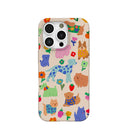Coque pour iPhone 16 Pro Motif coquillages et fleurs