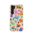 Coque pour Samsung Galaxy S25+(Plus) Motif coquillages et fleurs