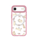 Coque transparente Purrfection pour iPhone Air avec crête rose pétale (MagSafe inclus)