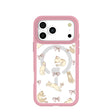 Coque transparente Purrfection pour iPhone 17 Pro Max avec motif pétale rose (MagSafe inclus)