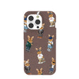 Chocolate Brown Rabbit Friends iPhone 14 Pro Case