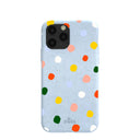 Powder Blue Rainbow Dots iPhone 11 Pro Case