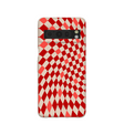 Coque à carreaux rouges coquillages pour Google Pixel 8 Pro
