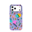 Coque rétro lavande pour iPhone 17 Pro Max
